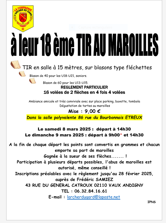 tir au maroilles 